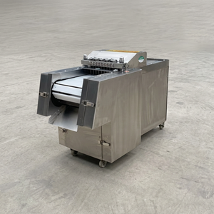 Machine à découper la viande de poulet, coupeuse de blocs de viande, alimentation automatique par convoyeur, formage unique et uniforme - Product Image 1