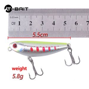 Macro Surface Road Subhard plástico duro Mini lápiz señuelo cebo 5,5 cm/5,8g lápiz flotante incorporado anillo señuelo de cuentas - Product Image 3