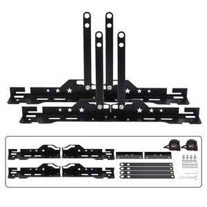 Kit de fixation pour garnitures intérieures de voiture style course en métal noir avec rubans de mesure - Product Image 3