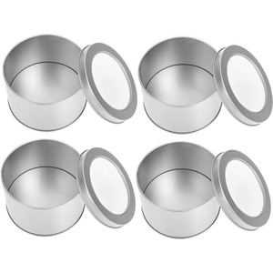 Tùy Chỉnh Rỗng Thực Phẩm Phân Loại Rõ Ràng Cửa Sổ Nắp Kim Loại Vòng Bạc Hộp Thiếc Kẹo Sô Cô La <span class=keywords><strong>Tin</strong></span> Có Thể Cho Món Quà Cà Phê Trà Cookie Đóng Gói - Product Image 5