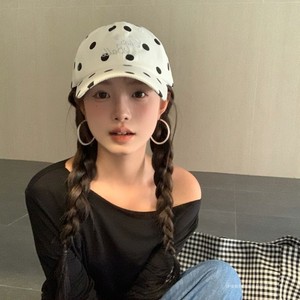 หมวกเบสบอลลายเสือดาวลายจุดผ้าฝ้ายผู้หญิงฤดูร้อนกันแดดสวมใส่กลางแจ้ง - Product Image 4