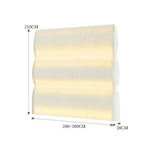 Luxe LED honingraat papieren scheidingswand met aanpasbare maat voor bruiloften, evenementen & woonkamers - draagbaar, duurzaam, eenvoudig design - Product Image 3