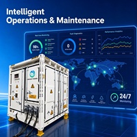Système de stockage d'énergie tout-en-un Inedge Power 860kW/1671kWh AI à refroidissement liquide pour intégration éolienne, solaire et de stockage en conteneur