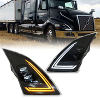 VNL-A306 pour Volvo VNL 300 400 740 760 860 VNR 400 640 2018-2024 Système d'éclairage automobile 36W Phares LED Feux de jour