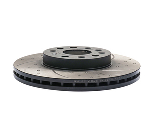 แผ่นดิสก์เบรกรถยนต์แบบเจาะรูไม่สั่นทนต่อแรงกระแทกสำหรับ khodro DeNA runna sahra samand Soren tara - Product Image 3