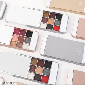 Paleta de sombra 9 cores, suporte personalizado, criativo, sombra, cosméticos, maquiagem, conjunto