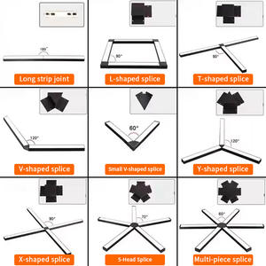 ไฟ LED เชิงพาณิชย์  โคมไฟ LED แบบเส้นตรงเหล็กดัด  โคมไฟ LED แบบเส้นตรงสำหรับโรงยิมและสำนักงาน  ขายส่ง - Product Image 5