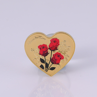 Pièce de monnaie personnalisée en or et argent « Je t'aime » en forme de cœur, roses éternelles pour la Saint-Valentin, mariage, cadeau de mariage, pièce de monnaie en métal