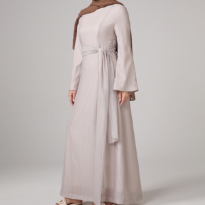 Robe Abaya Modeste pour Femme, Douce, Simple, Unie, Maxi Kaftan à Plumes pour la Prière de l'Aïd, Vêtements Musulmans pour Femmes - Product Image 2