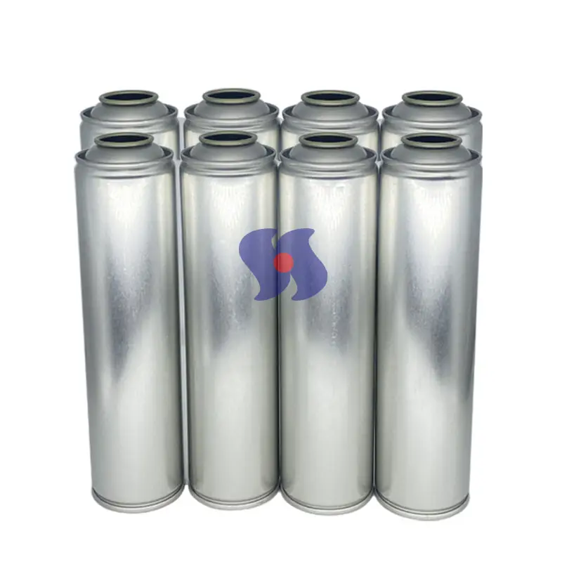 Rỗng tin có thể Xe Điều hòa không khí R134a gas lạnh 52x195mm chai rỗng Aerosol có thể