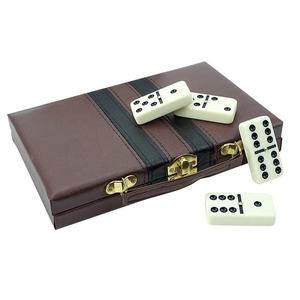 Fabricant vendant des jeux de dominos double 6 taille tournoi avec mallette en PU, gros jetons de dominos pour jeux de <span class=keywords><strong>casino</strong></span> - Product Image 5