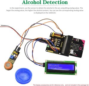 Carte d'extension <span class=keywords><strong>KEYESTUDIO</strong></span> BBC Microbit, adaptateur de carte d'extension, kit de démarrage compatible avec la carte de contrôle Microbit V2 V1 (sans - Product Image 2