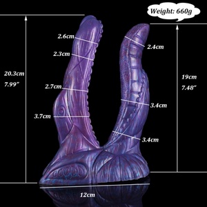 LUUK Blue Demon - Dildo Lésbico con Punto G, Juguetes Sexuales, Pene Realista de Lobo, Tapón Anal, Lengua Estimulante para Adultos, Productos de Masaje - Product Image 6