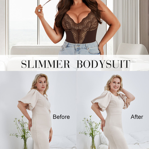 Custom Streetwear <strong>Bodysuit</strong> Tummy Control Shaper Hip Padding <strong>Shapewear</strong> Lace <strong>Shapewear</strong> <strong>Bodysuit</strong> <strong>Women</strong> Body Shaper - Product Image 4