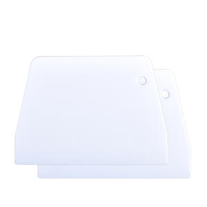 Grattoir à pâte et bol en plastique Coupe-pâte Grattoir à gâteau trapézoïdal Grattoir à crème Outil de cuisson - Product Image 1