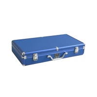 Luxueux 166Pcs American Mahjong Set Boîte D'emballage Mélamine Acrylique Mah Jongg Carreaux De Stockage Verrouillable En Aluminium Cas