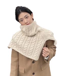 Autunno inverno Vintage eco-friendly in Cashmere tinta in Cashmere lungo da donna sciarpa calda a doppio scopo - Product Image 5