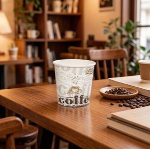 <b>Small</b> Capacity 4Oz 6Oz Coffee Tea Fruit Carton Paper Food Packaging Cup Plastic Free to Go Water Based Coated Cups - Product Image 3