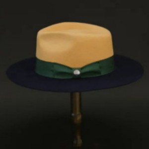 Retro British Style Wool Felt <b>Hat</b> <b>for</b> Men Women Two Tone Color Jazz Fedora <b>Hat</b> - Product Image 3