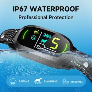 No Shock UKCA CE Dispositivo de disuasión de ladridos de perros <span class=keywords><strong>Control</strong></span> de ladridos recargable 5 Vibración de pitido de sensibilidad ajustable para todas las razas - Product Image 4