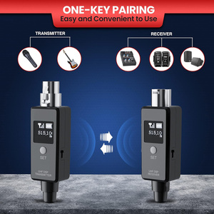 Handheld Microphone XLR Adapter System Multi-Functional UHF <b>Wireless</b> Transmitter <b>Receiver</b> for Music Wired Microphones - Product Image 5
