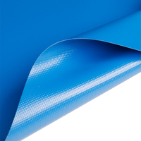 Bâche en PVC enduit haute résistance 450-650 g/m², ignifuge, imperméable, résistante aux UV, avec œillets renforcés, pour couverture de camion