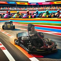 Haute qualité 200cc270CC390CC moteur à essence électrique tout-terrain F1 kart de course kart adulte kart à essence