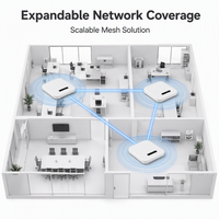 eNodeB 4G para Interiores, Célula Pequeña 2x125mW, B40 Picocell con Antena Integrada, PoE+, Todo en Uno, para Soluciones de Red Personalizadas