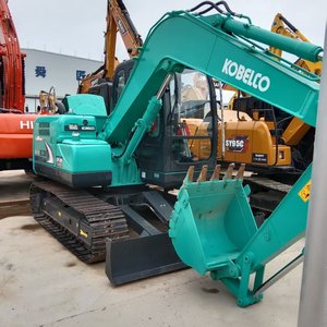 Excavatrice sur chenilles d'occasion Kobelco SK75 entièrement équipée, 7,5 tonnes, godet de 0,3 m, inspection avant livraison, prête pour l'expédition à l'exportation - Product Image 1