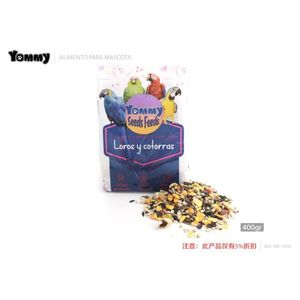 Alimento para Loros y Cacatúas Yommy Seeds Feeds Loro Parrot Food 400gr - Product Image 1