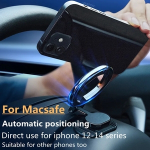 Soporte Universal Magnético para Teléfono de Coche, Imán de Metal <span class=keywords><strong>Macsafe</strong></span> para iPhone 14, 13, 12 Pro Max, Mini Samsung - Product Image 2