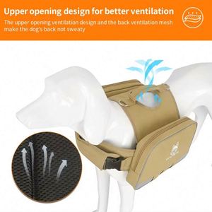 BSCI factory Custom new design travel <b>dog</b> <b>saddle</b> <b>bag</b> <b>dog</b> outdoor training water resistant pet backpack carrier wholesale - Product Image 5