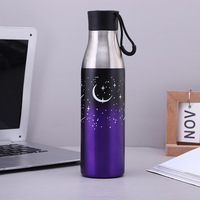 Diy Cola double paroi scellée sous vide en métal personnalisé thermos bouteille de boisson de sport en acier inoxydable bouteilles d'eau isolées