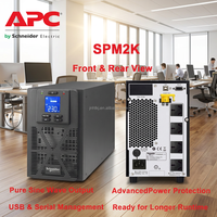 SPM2K 2000VA/1600W Onduleur monophasé en ligne avec batterie intégrée pour la sauvegarde de l'alimentation des serveurs, des réseaux et des appareils de bureau