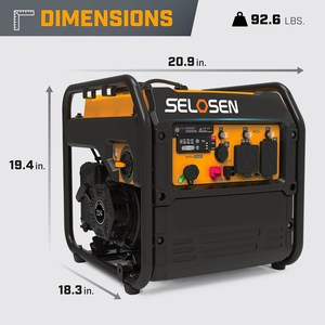 HOT 4500 Watt Home Outdoor 4.5KW 3KW Portable 4.5kva <b>Gasoline</b> Generators Price HSAMZ-Portable Dual Fuel <b>Gasoline</b> - Product Image 2