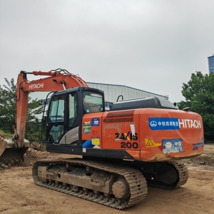 Excavadora hidráulica Hitachi de 20 toneladas usada, acabado de pintura original de fábrica; modelo Hitachi, disponible ahora. - Product Image 1