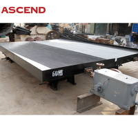Séparateur gravimétrique à table vibrante China Ascend 6-S, 1 TPH, économe en énergie, pour la récupération de l'or, du cuivre et de l'argent