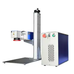 Good quality 10w uv laser expiry date printing machine rotary glass bottle laser engraving machine