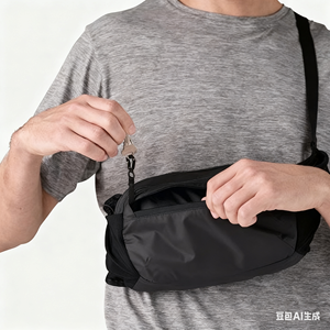 Pochette de <span class=keywords><strong>ceinture</strong></span> étanche unisexe Nylo, mini sac banane pour voyage et course à pied - Product Image 5