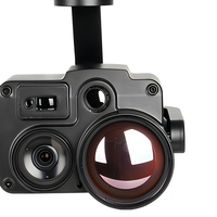 Q30TIRM Kamera Gimbal 3-Axis Sensor Tiga Lipat 30X Zoom 10km Laser Rangefinder 1280x1024 IR Thermal AI Tracking UAV Payload