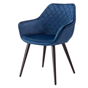 Groothandel Luxe Accent Stoel Fluweel Moderne Europea Luxe Accent Stoel Smaragdgroene Stof Zachte Relax Cafe Stoelen Met Armen - Product Image 4