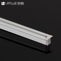 Profilé LED en aluminium ultra-fin de 4 mm, canal lumineux linéaire invisible pour étagères de placard, éclairage LED pour cuisine