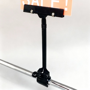 Porta Cartelli in Acrilico Trasparente per Espositori POP con Braccio Girevole e Supporto per Cartellini su Entrambi i Lati - Product Image 3