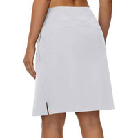 Jupes de tennis de sport moyennes et longues Culottes Deux Yoga Fitness Anti-run Dry Women Golf Jupe courte