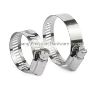 Collier de serrage en acier inoxydable pour tuyau d'eau, 8mm-300mm, avec boulons de fixation, plage d'application
