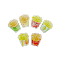 Kinder Clear Cover Pull Back Auto Spielzeug Kleine Reibung Kuchen Burger Pommes Frites Autos Spielzeug für 50MM Kapsel