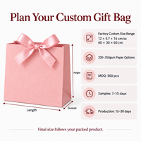 Sacs cadeaux en papier kraft écologiques avec poignées en ruban pour événements festifs et emballages de mariage, commandes en gros
