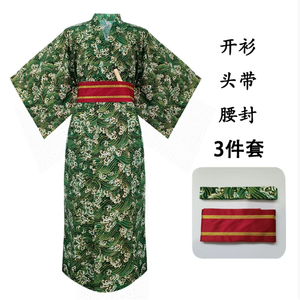 2025 Offre Spéciale hommes <span class=keywords><strong>japonais</strong></span> <span class=keywords><strong>traditionnel</strong></span> <span class=keywords><strong>Kimono</strong></span> Robe à manches longues Spa peignoir facile à porter Yukata vêtements de nuit - Product Image 5