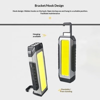 Nouvelle lampe de travail portable multifonctionnelle étanche, lampe torche rechargeable à batterie, haute luminosité, faisceau de 100 m, intensité réglable
