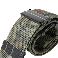 Ceinture Tactique KMS d'Extérieur Haute Qualité Personnalisable Camouflage Réglable avec Boucle en Acier Robuste en PP